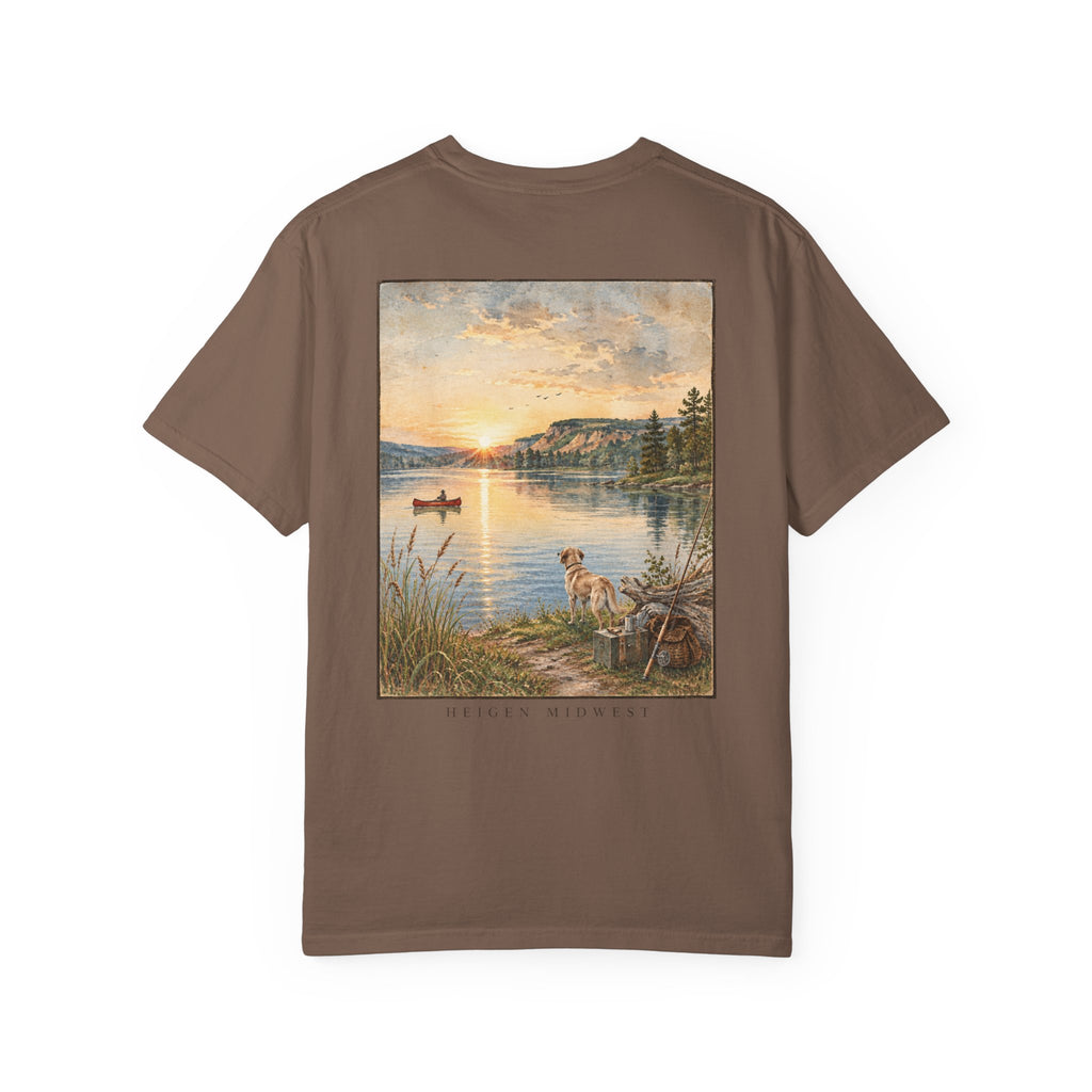 Dog At The Lake - T-Shirt