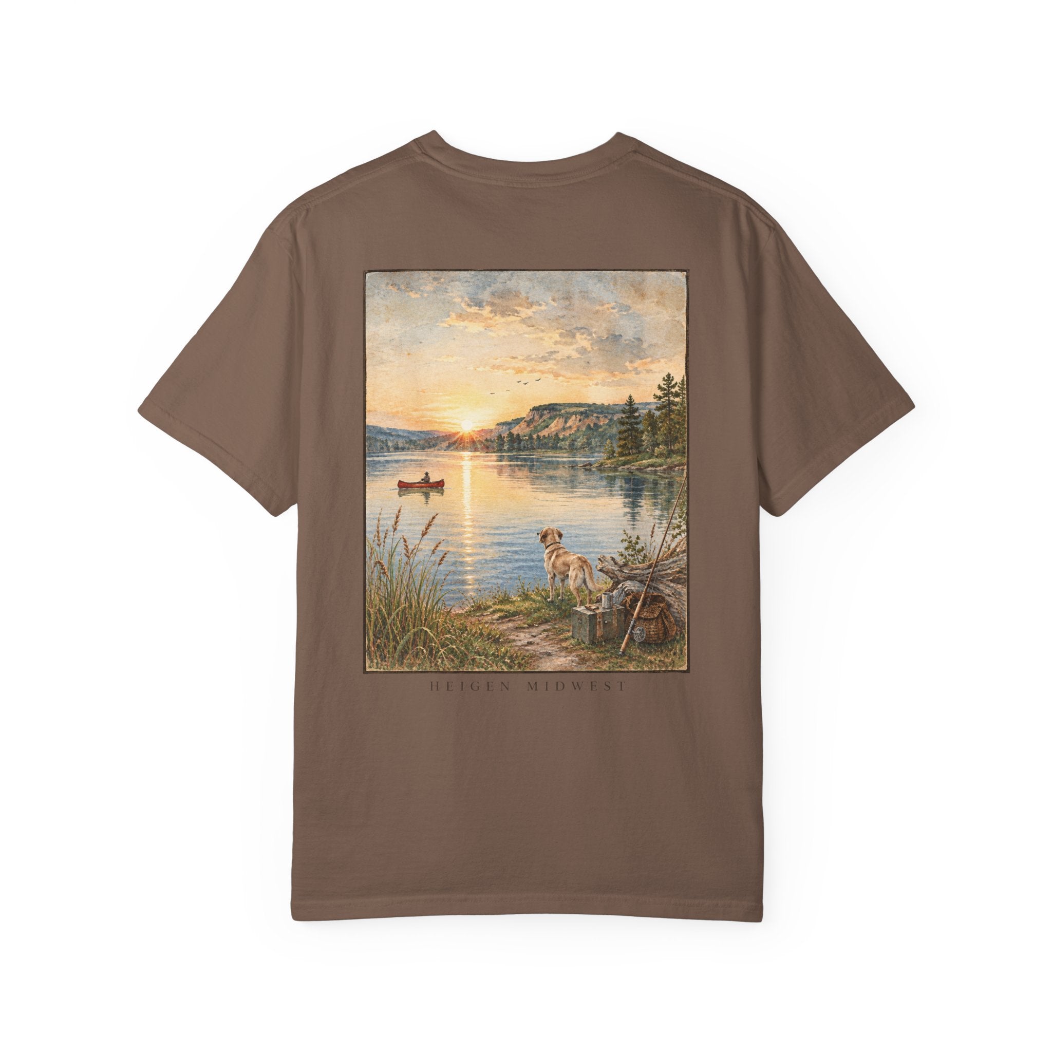 Dog At The Lake - T-Shirt