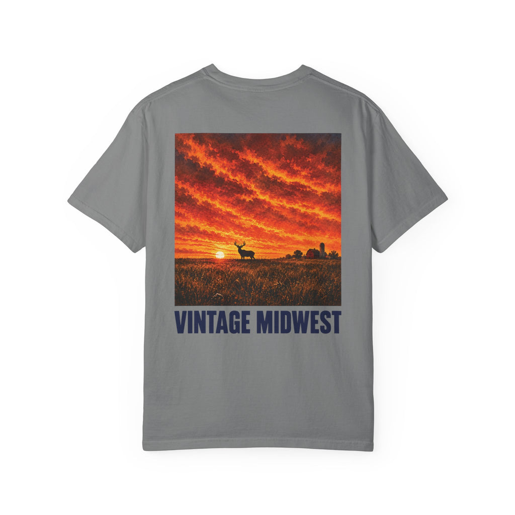 Vintage Midwest - Sunset - T-Shirt