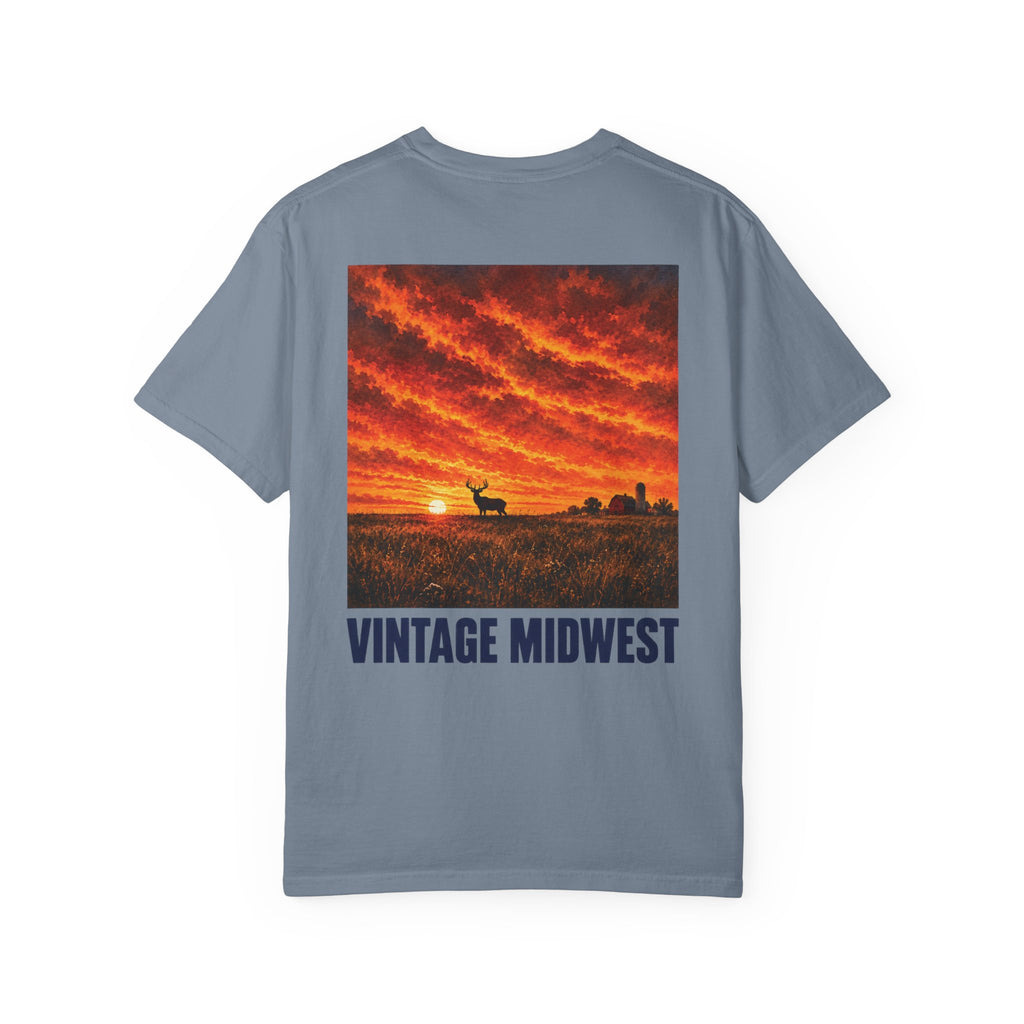 Vintage Midwest - Sunset - T-Shirt