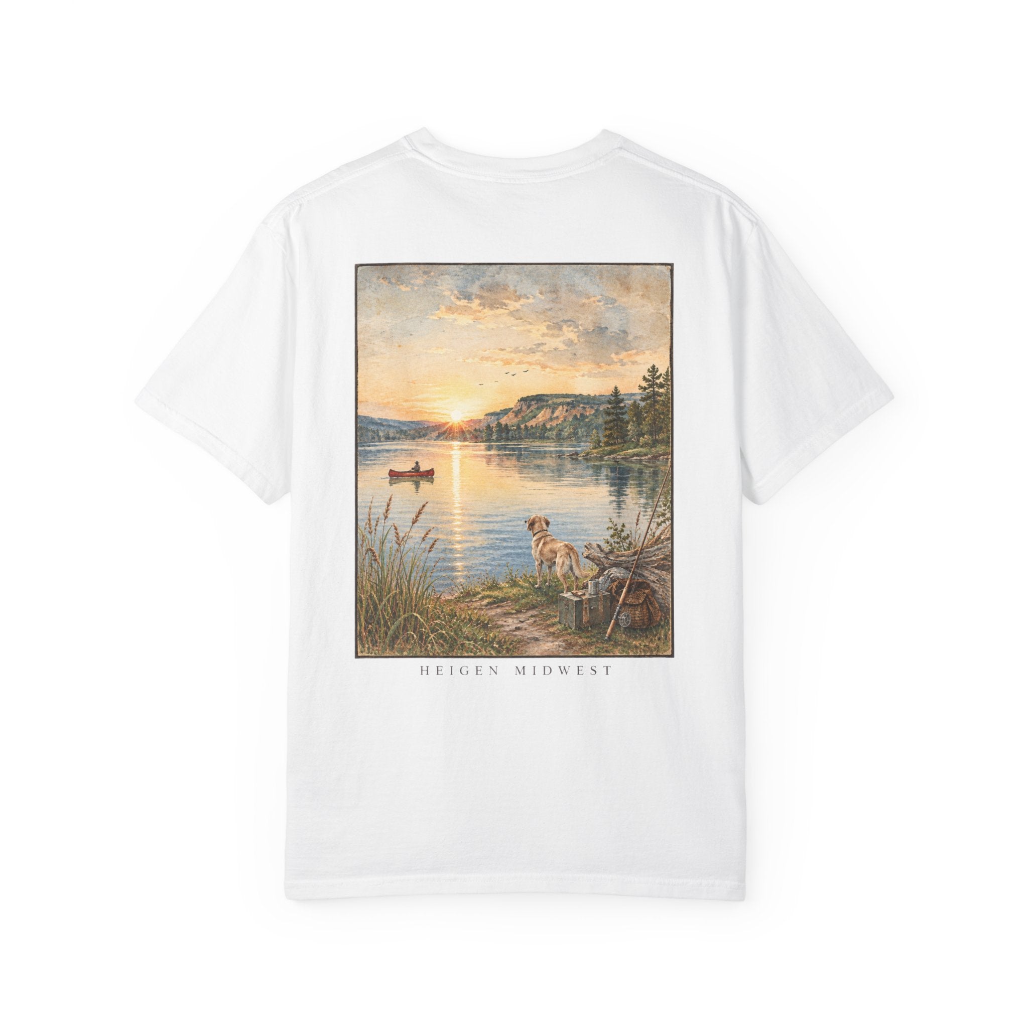 Dog At The Lake - T-Shirt