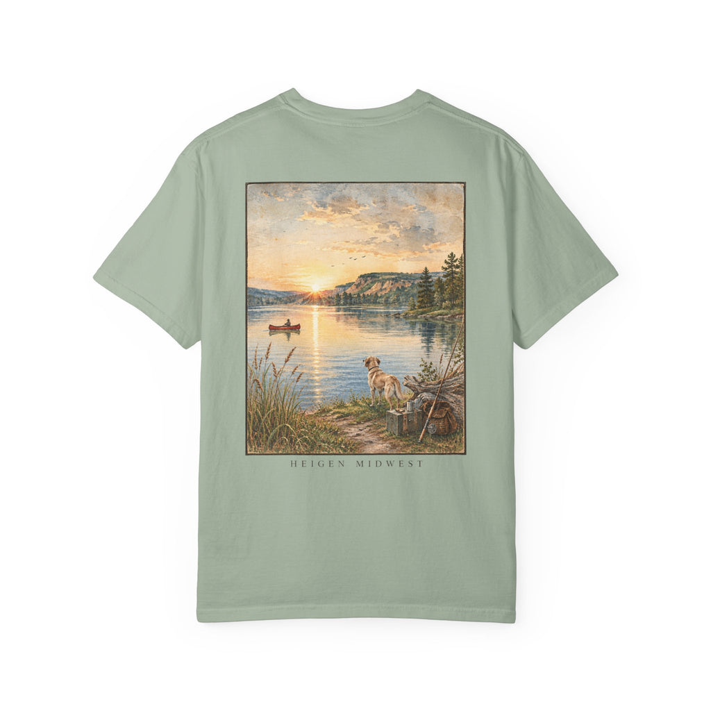 Dog At The Lake - T-Shirt